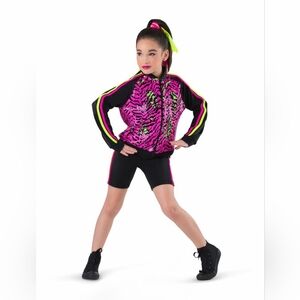 Costume Gallery 20405 Hip Hop Dance Costume Sequin Jacket Short Set